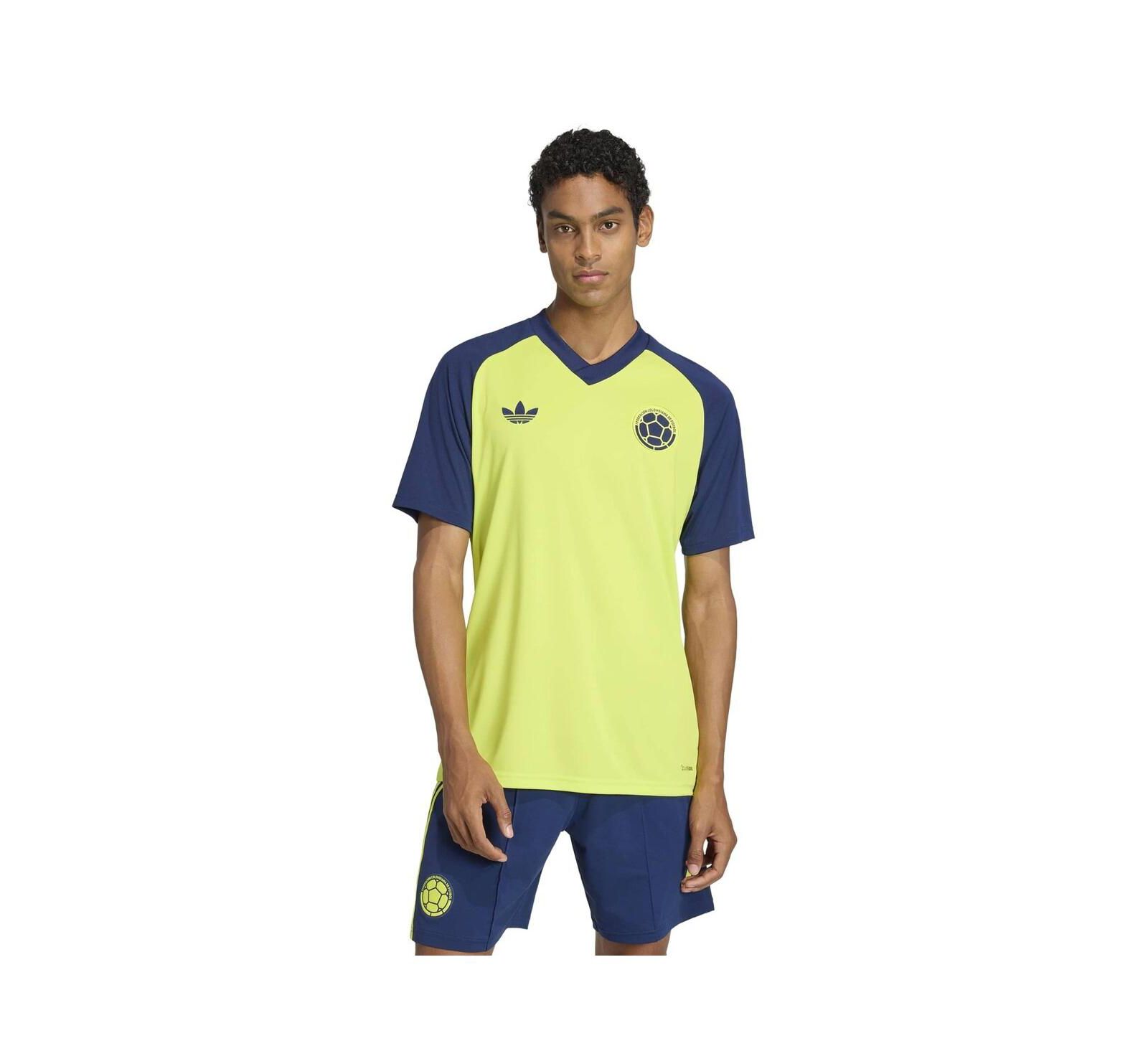 Adidas Men's Yellow Colombia National Team 2026 Pre-Match Jersey
