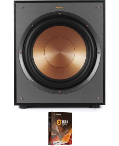 Сабвуфер Klipsch R-120SW 200 Watt с планом защиты Amber Protection Plan