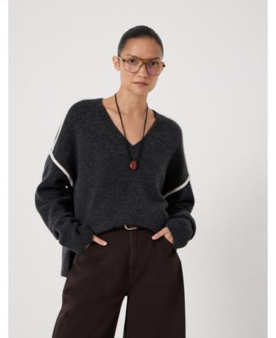 Hush свитер Billie Wool Blend V Neck, Женский