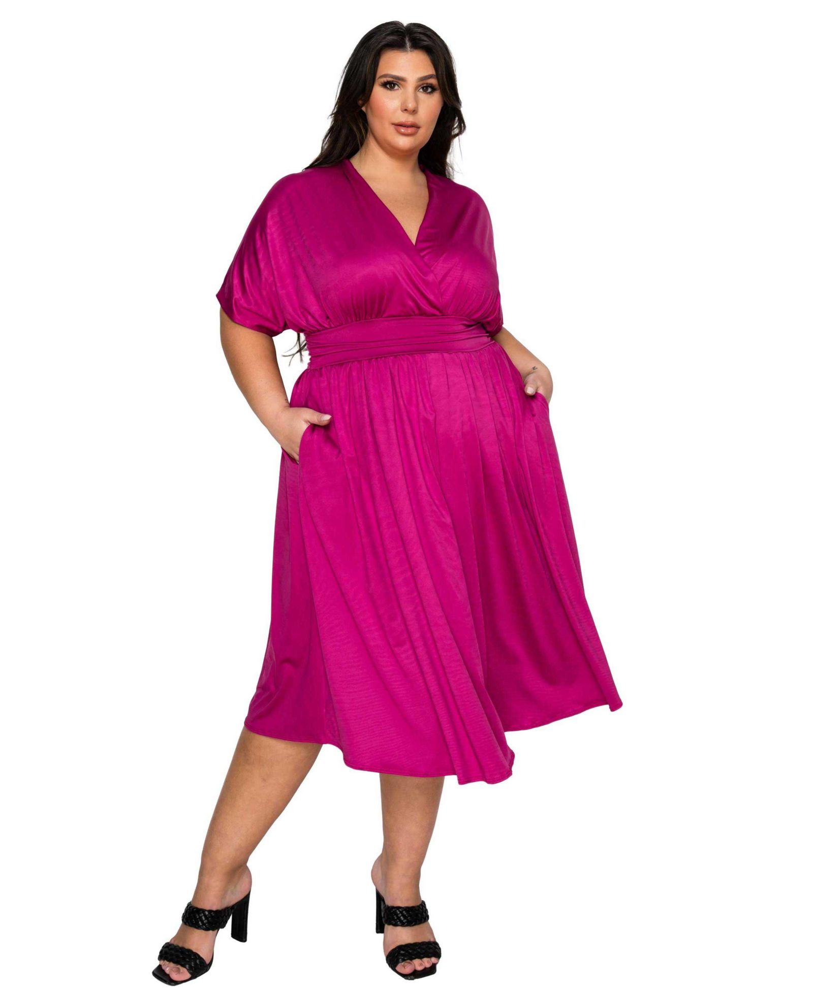 Женское миди-платье L I V D Plus Size Cyra Empire
