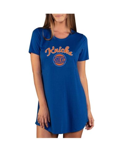 Женская ночная рубашка Concepts Sport Royal New York Knicks Marathon Knit