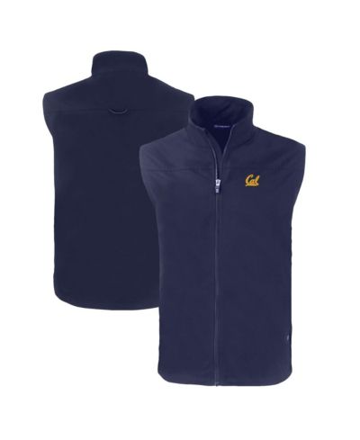 Мужская жилетка Cutter & Buck Navy Cal Bears Charter Eco Full-Zip