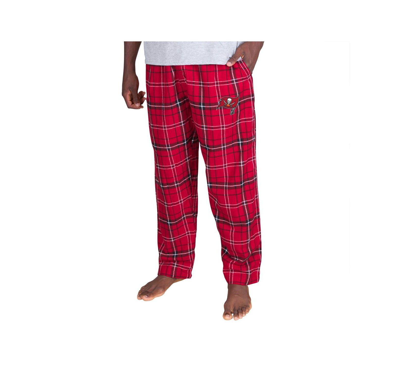 Concepts Sport Men's Red Tampa Bay Buccaneers Ultimate Plaid Flannel Pants