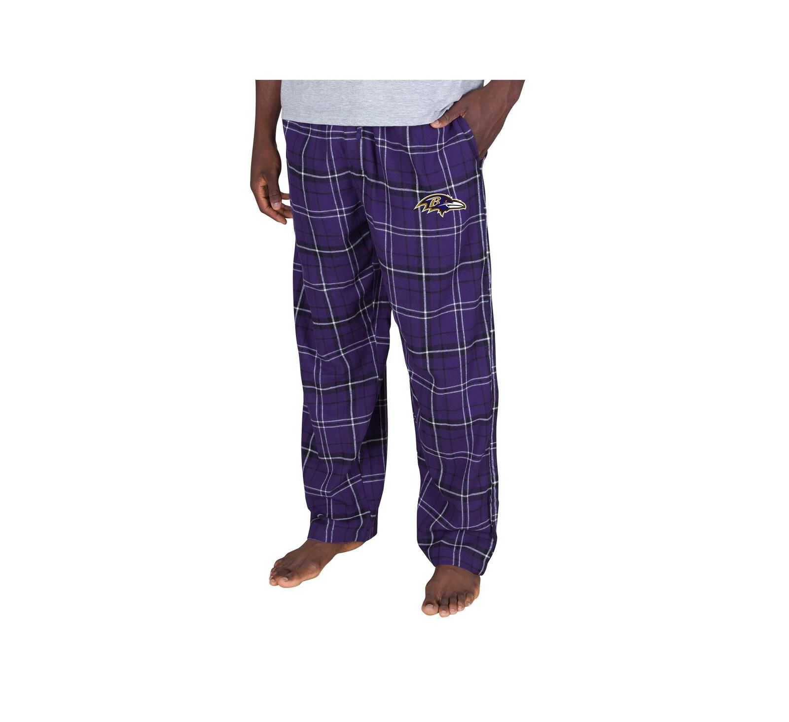 Concepts Sport Men's Purple Baltimore Ravens Ultimate Plaid Flannel Pants
