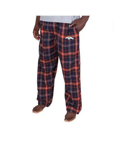 Мужские брюки Concepts Sport Denver Broncos Ultimate Plaid Flannel темно-синие