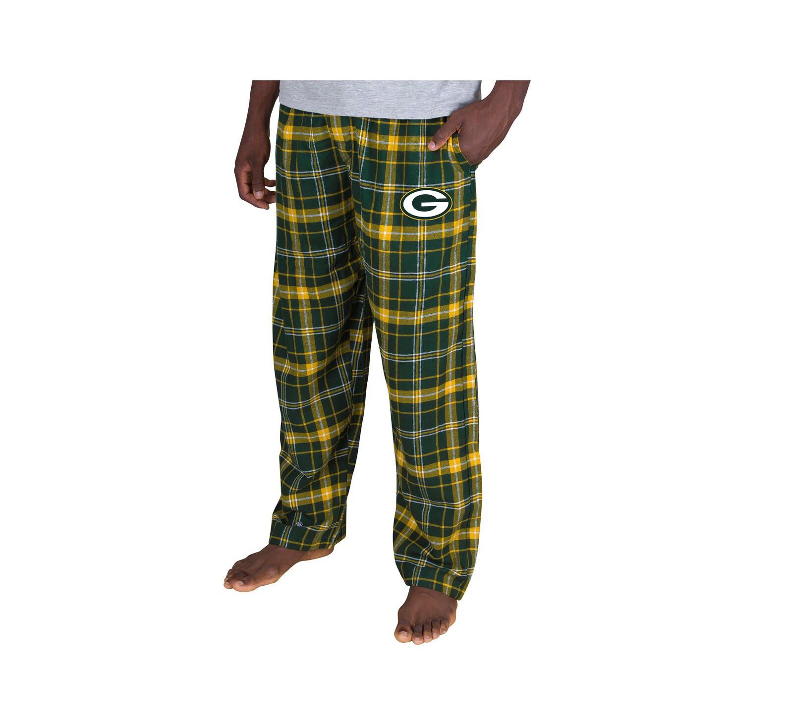 Concepts Sport Men's Green Green Bay Packers Ultimate Plaid Flannel Pants