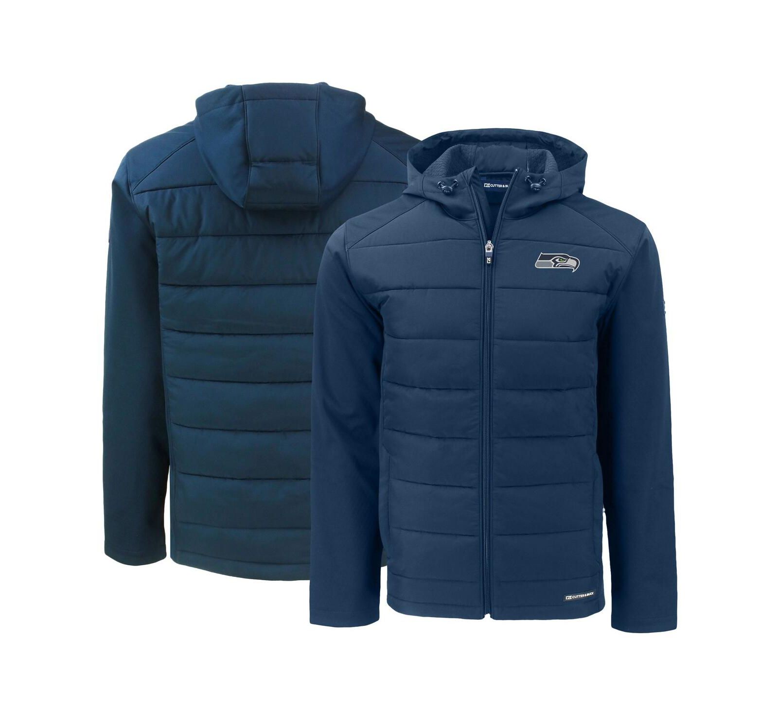 Cutter & Buck Мужская куртка Seattle Seahawks Evoke PrimaLoft Hybrid Eco Softshell