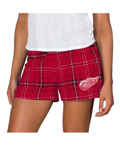 Concepts Sport Женские фланелевые шорты Detroit Red Wings