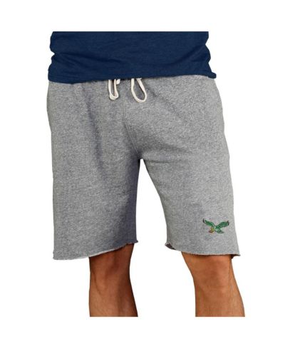 Concepts Sport Men's Gray Philadelphia Eagles Throwback Logo Mainstream Terry Shorts