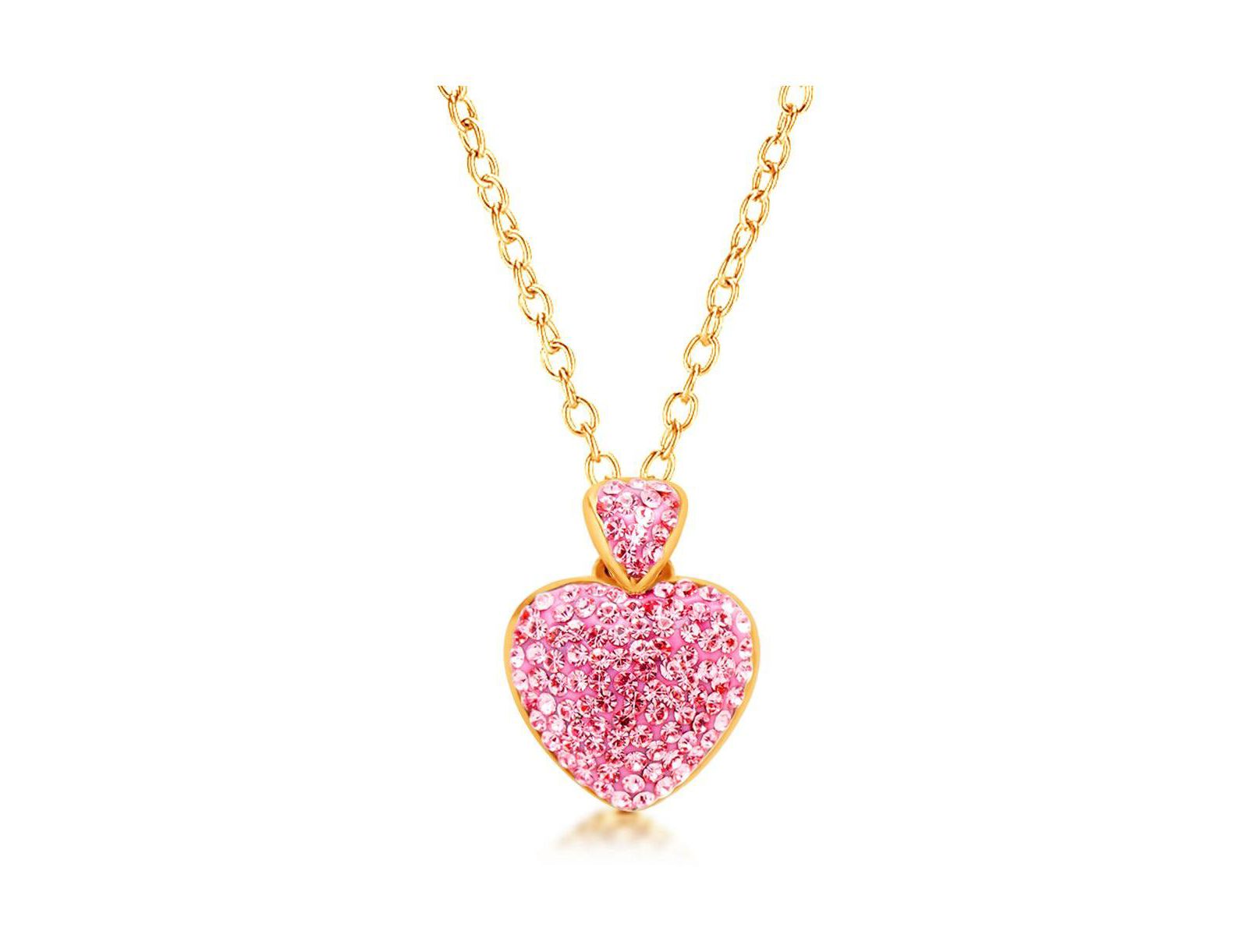 Детская подвеска Chanteur 18K Plated Hypoallergenic Heart