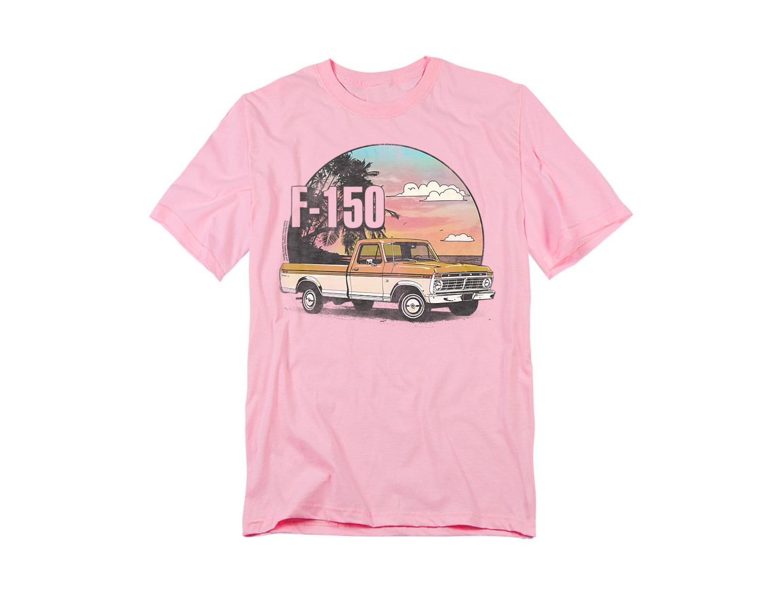 Мужская футболка Mustang Ford Trucks F150 At The Beach