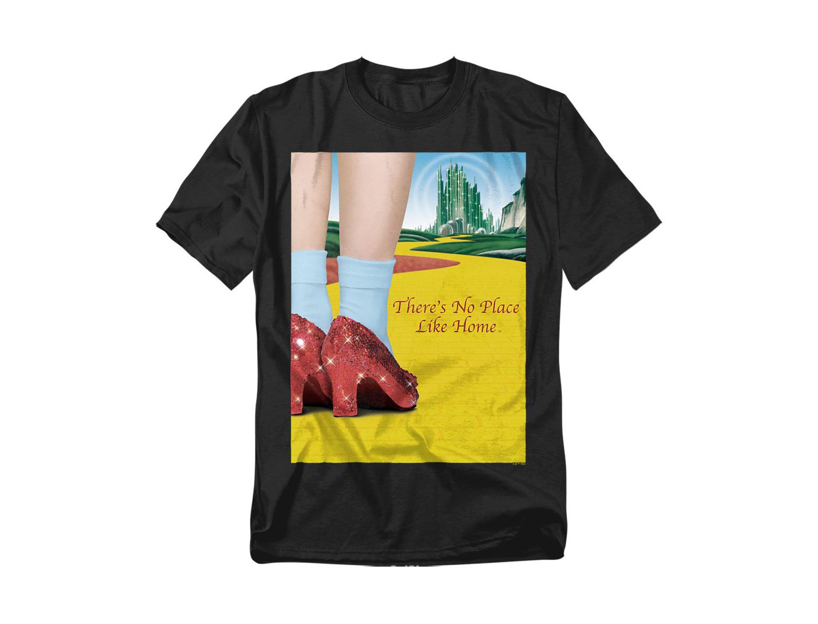 Wizard Of Oz Big & Tall There's No Place Like Home Poster T-Shirt