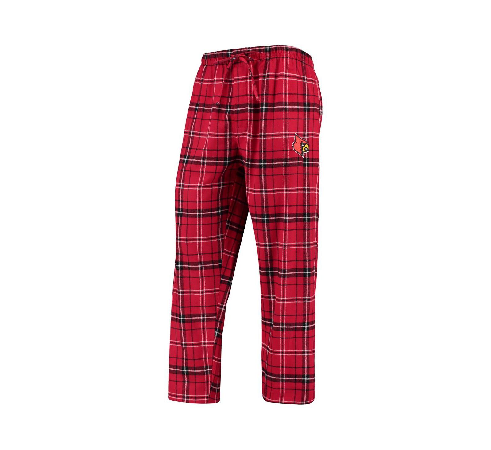 Мужские фланелевые брюки Concepts Sport Louisville Cardinals Red/Black