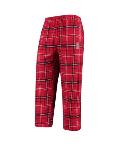 Мужские фланелевые брюки Concepts Sport Red/Black NC State Wolfpack Ultimate