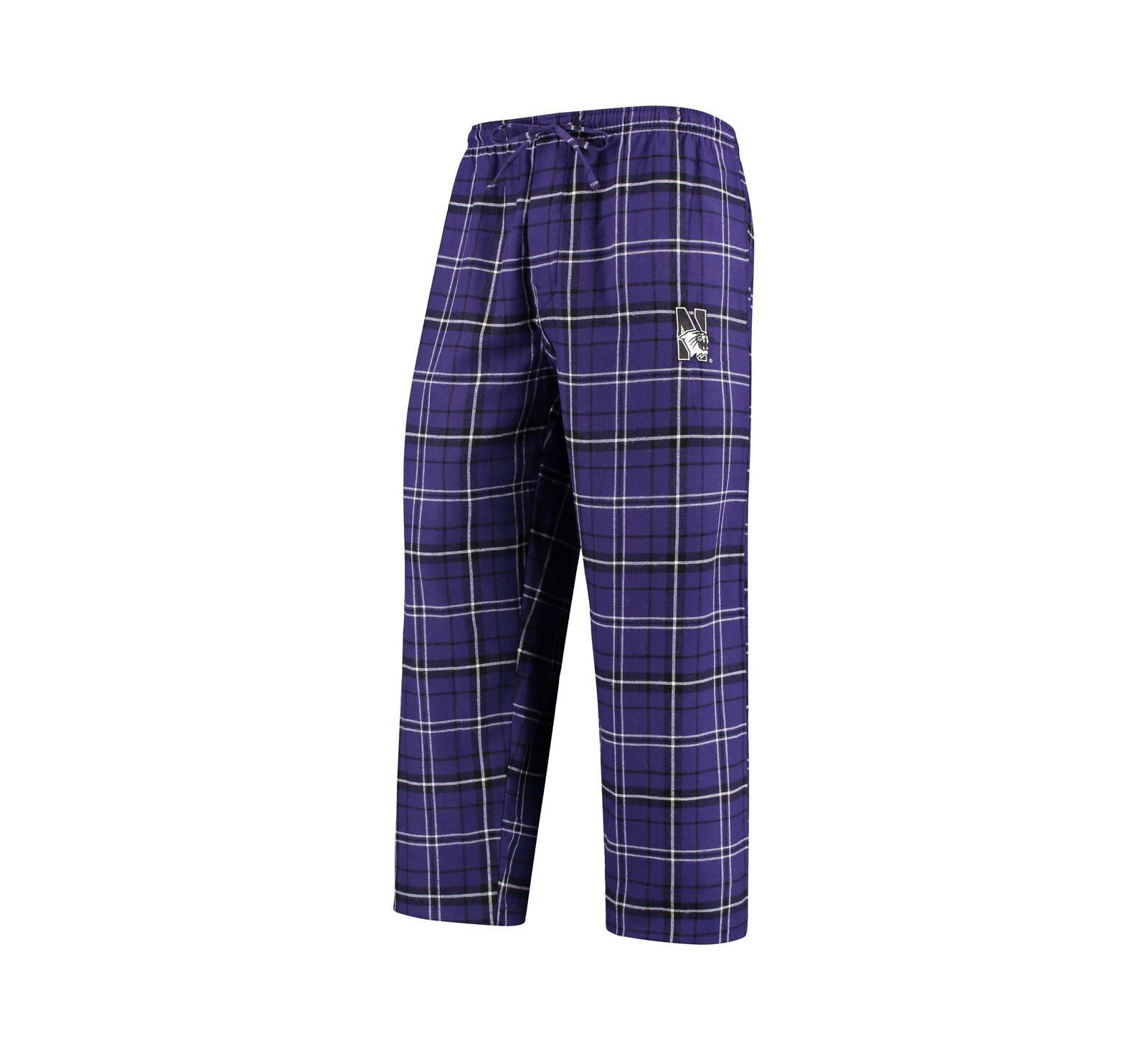 Concepts Sport Men's Purple/Black Northwestern Wildcats Ultimate Flannel Pants