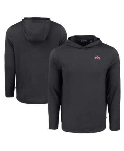 Мужское худи Cutter & Buck Ohio State Buckeyes Coastline Epic Comfort Eco, черное, с длинным рукавом