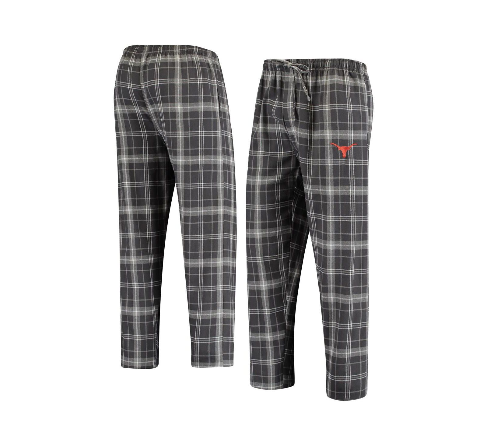 Concepts Sport Men's Charcoal/Gray Texas Longhorns Ultimate Flannel Pants