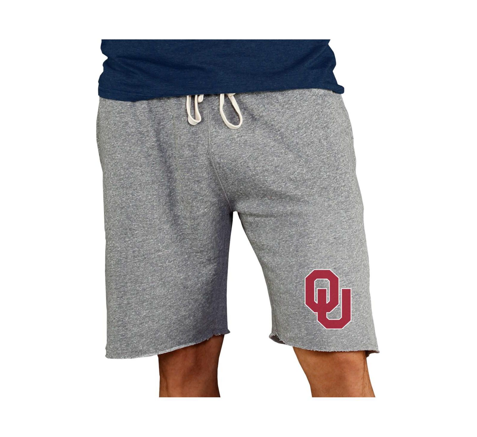 Concepts Sport Men's Gray Oklahoma Sooners Mainstream Terry Shorts