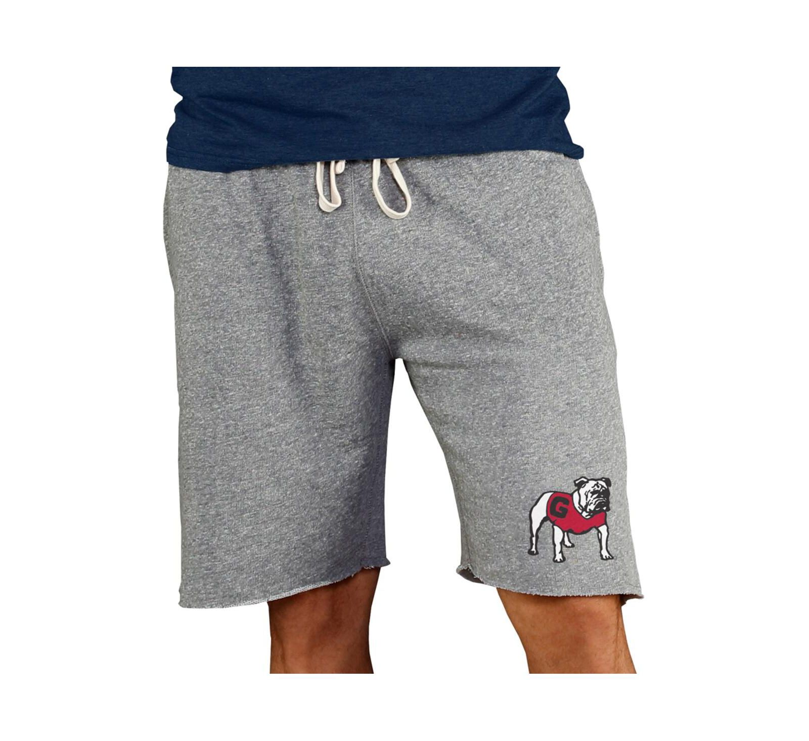 Concepts Sport Men's Gray Georgia Bulldogs Mainstream Terry Shorts