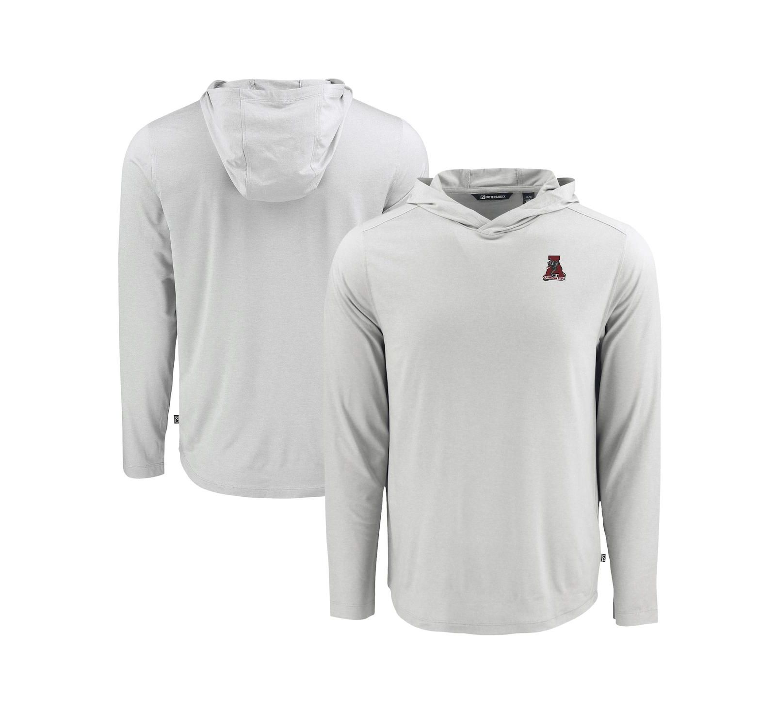 Мужское худи Cutter & Buck Alabama Crimson Tide Coastline Epic Comfort Eco с длинным рукавом, серое
