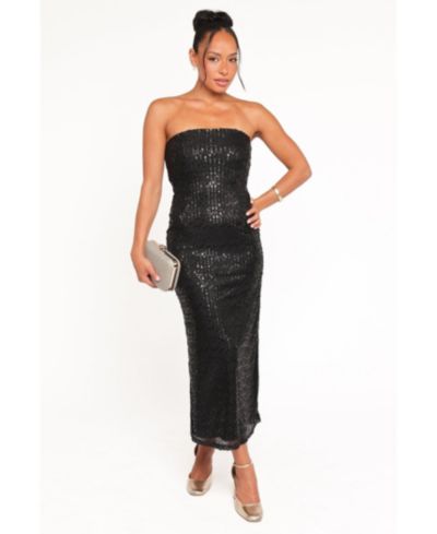Petal and Pup Women's Agnes Strapless Sequin Maxi Dress
