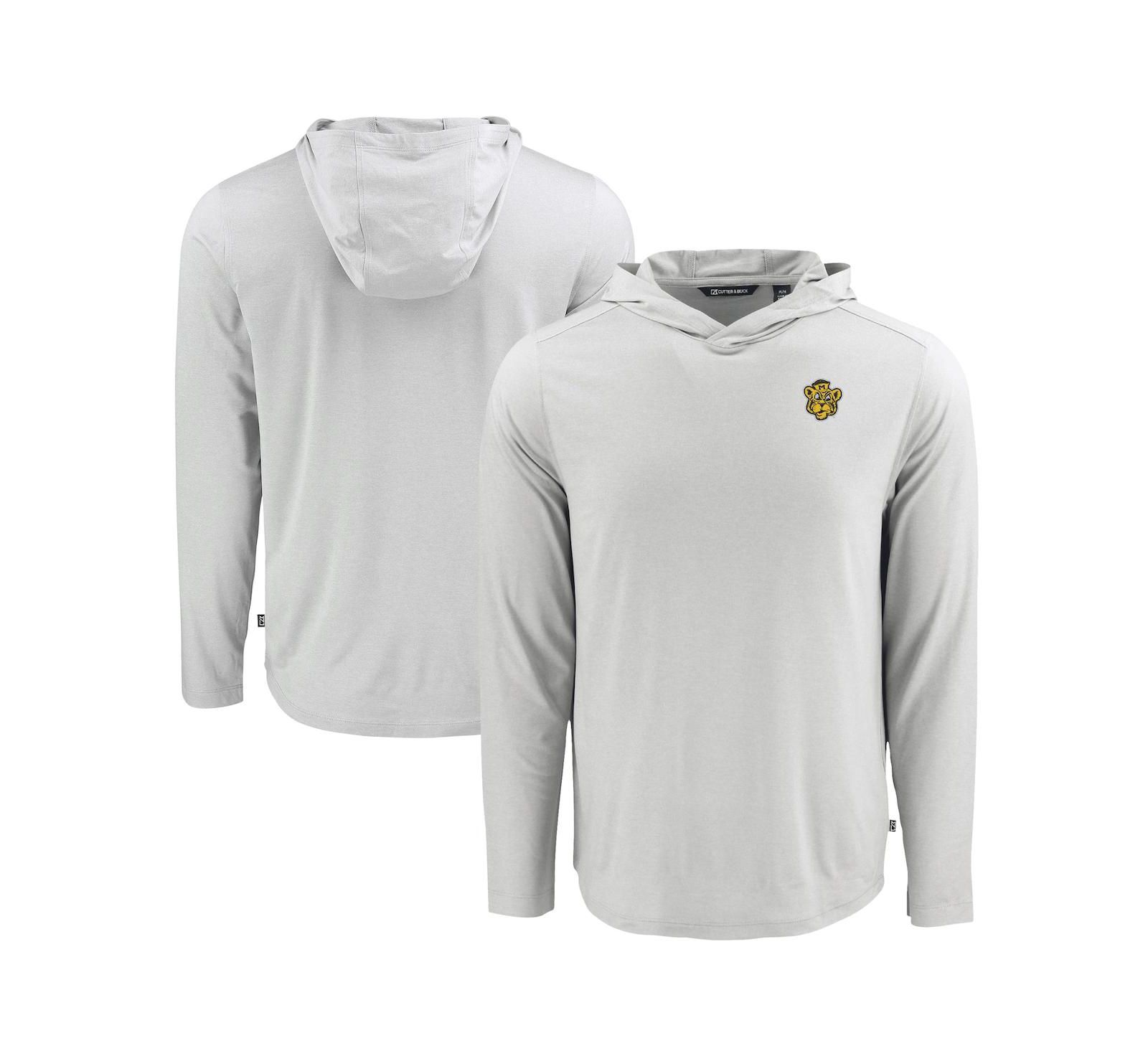 Cutter & Buck Men's Gray Missouri Tigers Coastline Epic Comfort Eco Long Sleeve Hoodie