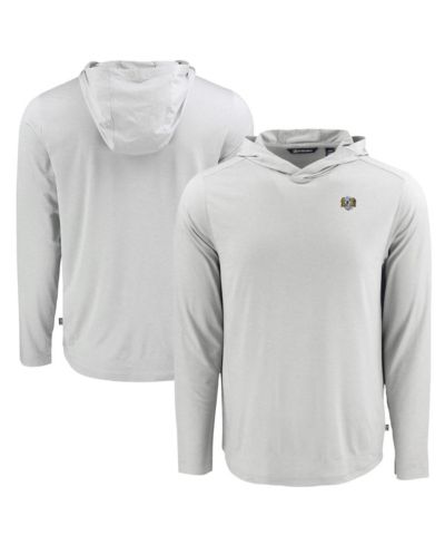 Мужское худи Cutter & Buck North Carolina Tar Heels Coastline Epic Comfort Eco, серое