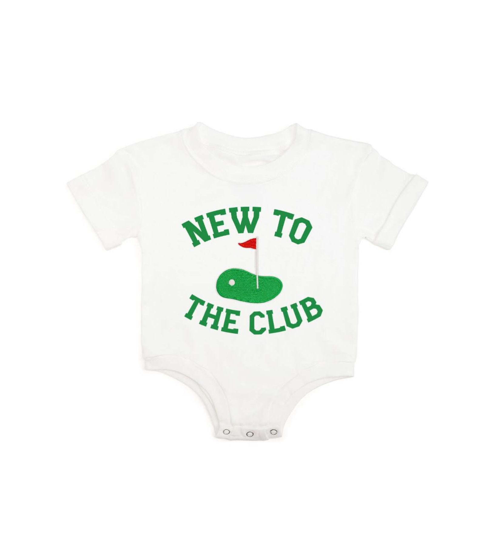 Детский ромпер Sweet Wink New To The Club Patch с коротким рукавом для мальчиков
