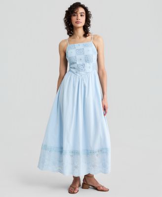 Женское платье-макси And Now This Cotton Patchwork Top
