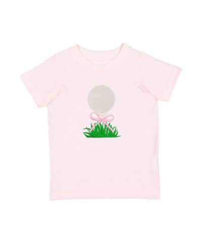 Детская футболка Sweet Wink Big Girls Golf Tee Bow Patch Short Sleeve
