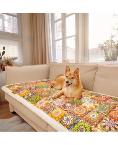 FunnyFuzzy Garden Chic Cotton Sofa Seat Pad, Bohemia