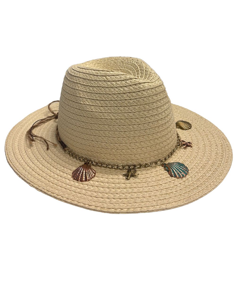 Панама Marcus Adler Straw Shell Trim Panama Hat