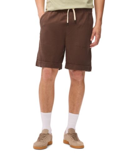 Buffalo David Bitton Men’s Twill Drawstring Shorts 9"