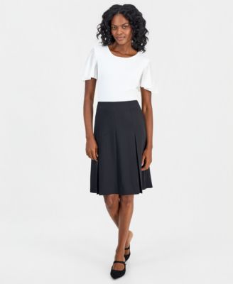Kasper Women's Box Pleat Skirt