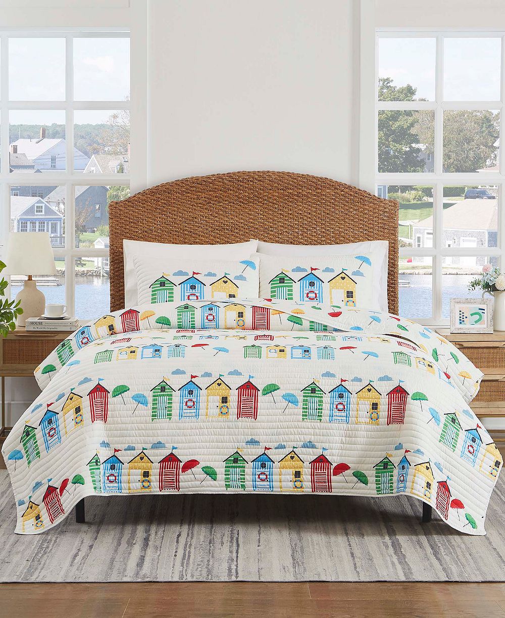Avanti Cabanas Reversible 3-Pc. Quilt Set, King