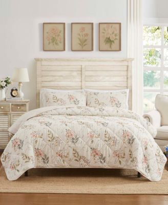 Avanti Wildflowers Reversible 3-Pc. Quilt Set, King