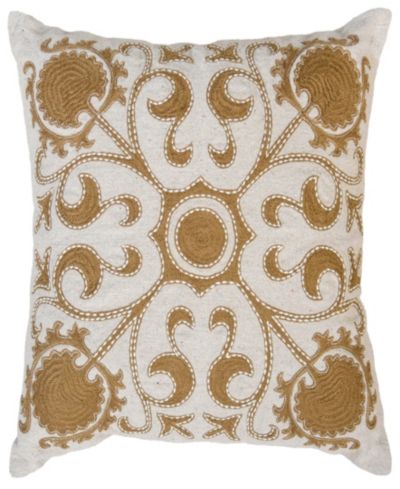 Rizzy Home Emma Cotton Decorative Pillow, 18" x 18"