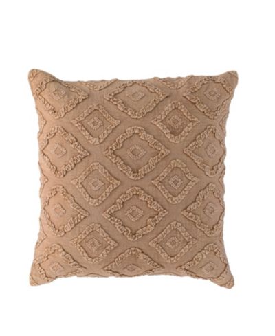 Rizzy Home Lillie Cotton Decorative Pillow, 20" x 20"