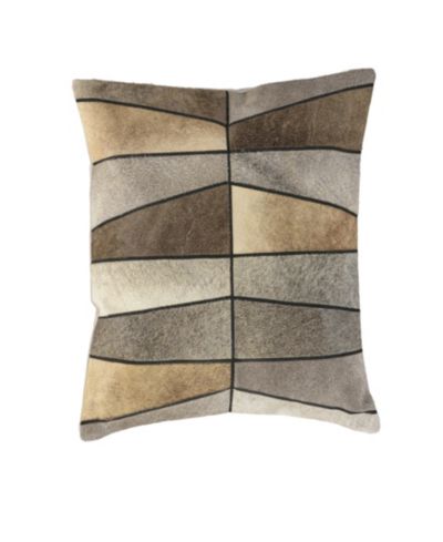 Декоративная подушка Rizzy Home Patricia Leather Cotton, 22" x 22"