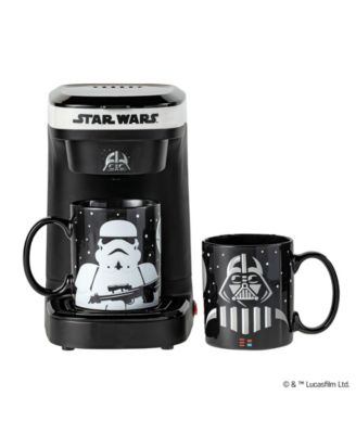 Набор кофеварок Uncanny Brands Star Wars Darth Vader и Stormtrooper с 2 кружками