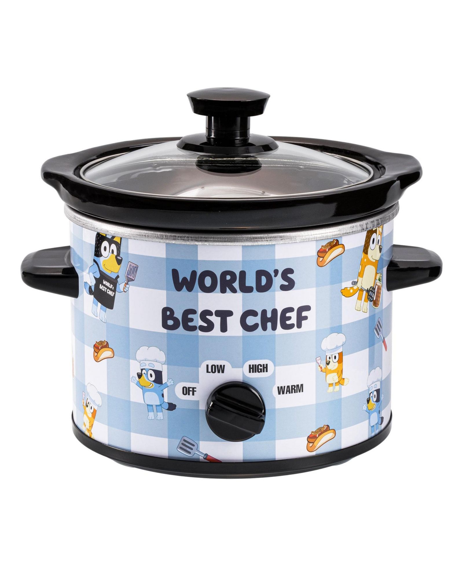 Uncanny Brands Bluey 2qt Slow Cooker - Small Kitchen Appliance