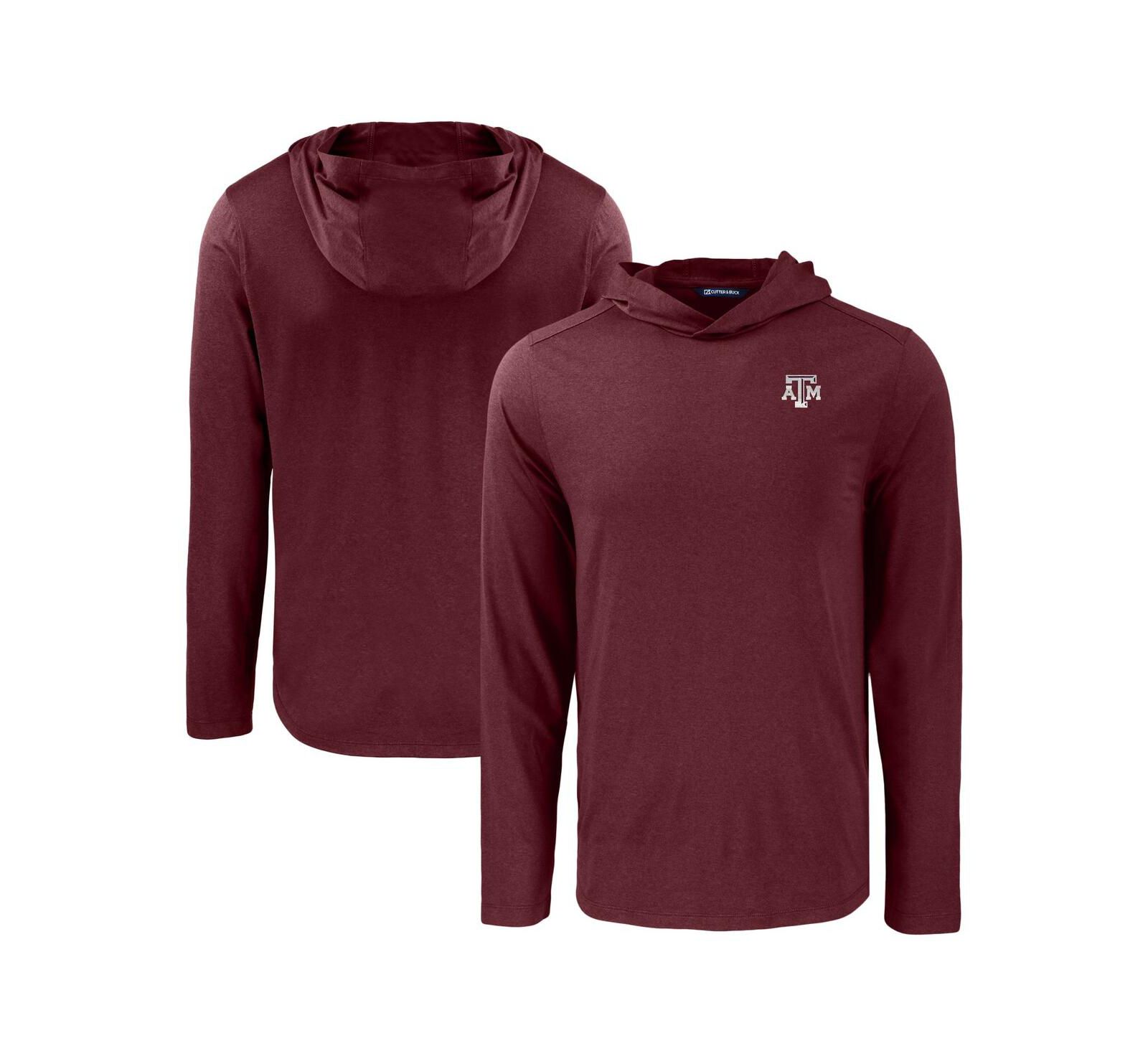 Cutter & Buck Men's Maroon Texas A&M Aggies Coastline Epic Comfort Eco Long Sleeve Hoodie