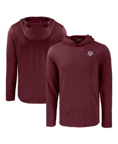 Cutter & Buck Men's Maroon Texas A&M Aggies Coastline Epic Comfort Eco Long Sleeve Hoodie