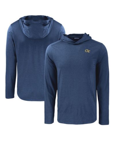 Мужское худи Cutter & Buck Georgia Tech Yellow Jackets Coastline Epic Comfort Eco, темно-синее