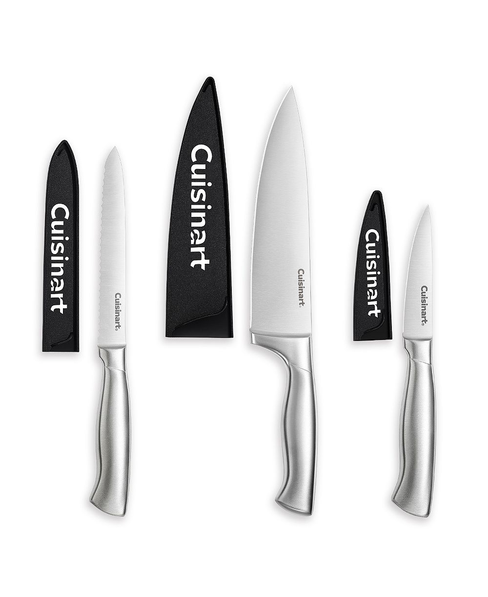Cuisinart 6-Piece Stainless-Steel Knife & Cover Set