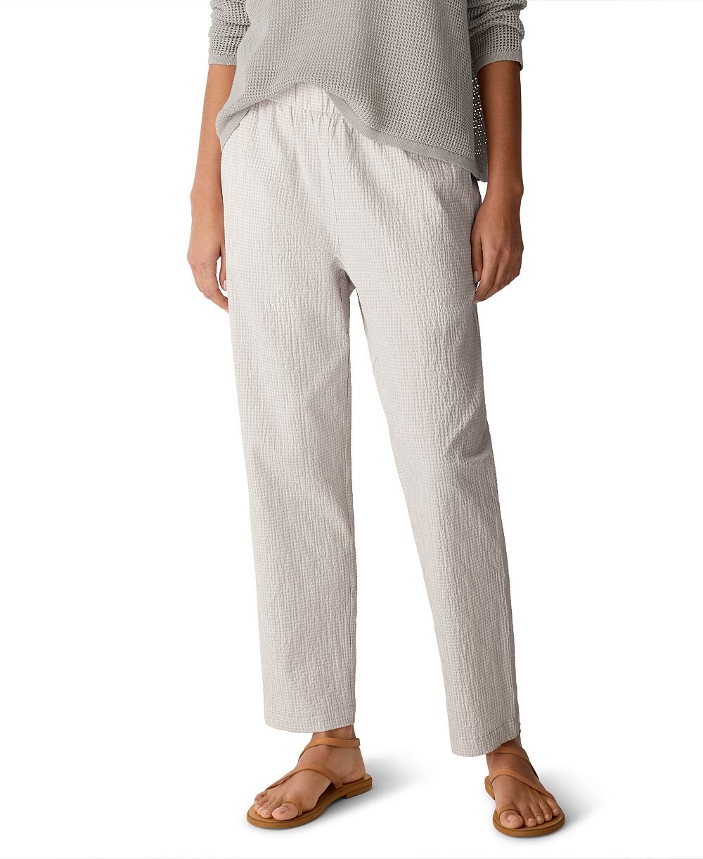 Eileen Fisher Women's High-Waist Tapered-Ankle Pants