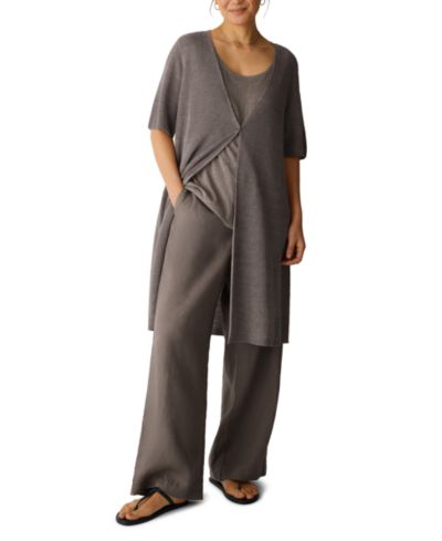 Женский кардиган Eileen Fisher V-Neck с коротким рукавом