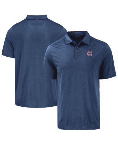 Мужская поло Cutter & Buck Navy Chicago Cubs Coastline Epic Comfort Eco