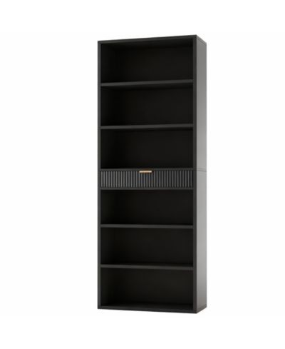 YIGII 72" Tall 7-Tier Display Organizer with Anti-Tip Kit for Home Decor