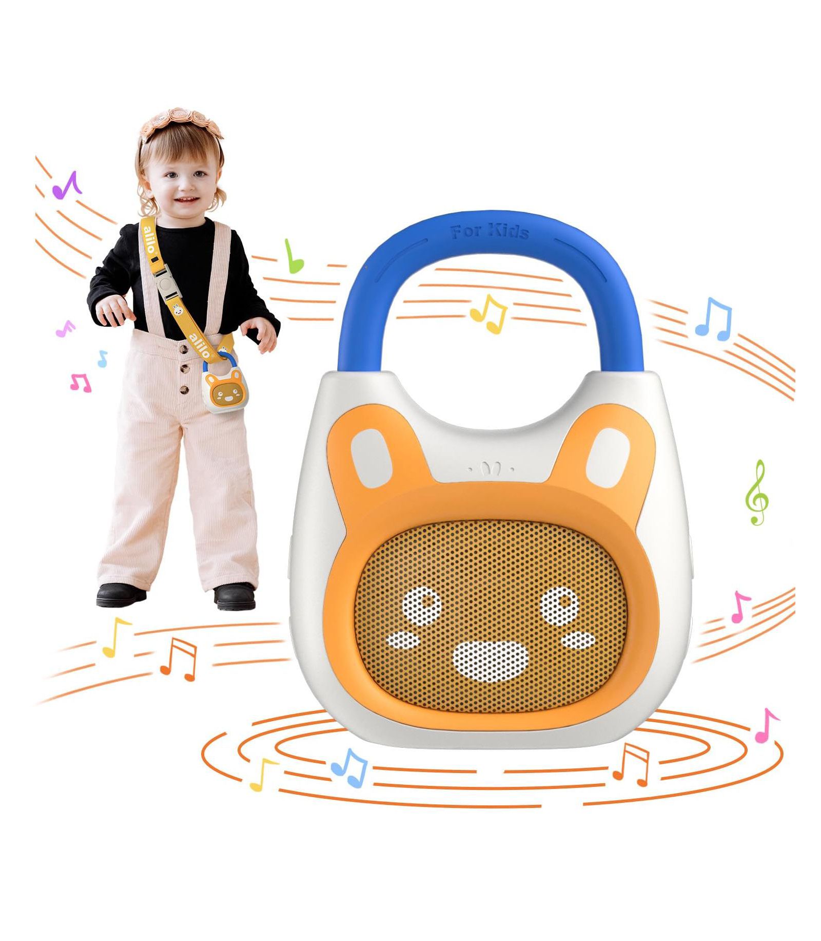Alilo Pocket Bunny Portable Musical Stories Audio Player, Ages 3+